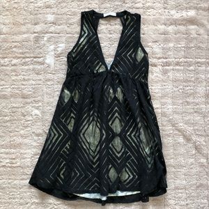 NWOT Gold and Black Dress